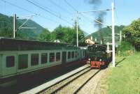 Croisement en gare de Champ-de-Moulin