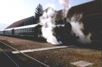 Peu apr�s 8h00, notre train est pr�t pour le tournage