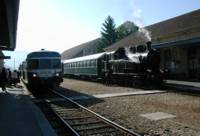 Six fois par jour, le tournage laissait place au trafic r�gulier de la ligne