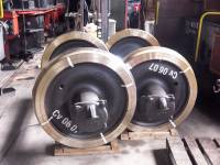 Les essieux de la B2 333 au retour de Tch�quie